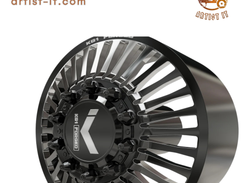 VOORKANT KG1 KD051 3D-MODEL MET DUBBEL WIEL 3D printmodel