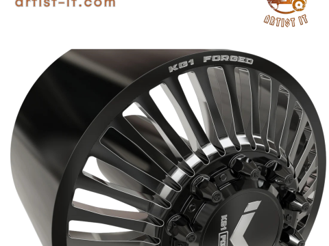 VOORKANT KG1 KD051 3D-MODEL MET DUBBEL WIEL 3D printmodel