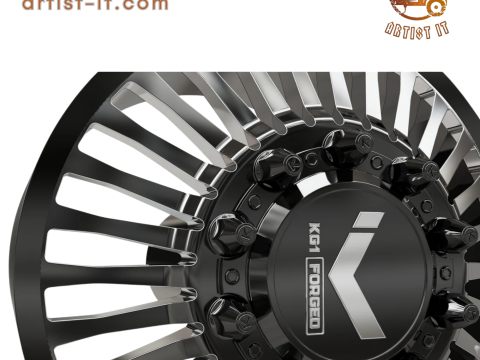 VOORKANT KG1 KD051 3D-MODEL MET DUBBEL WIEL 3D printmodel