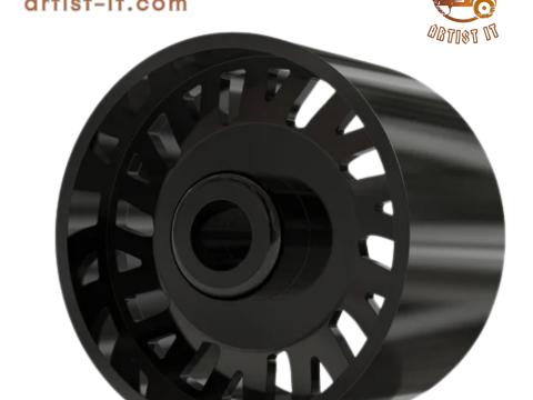 रियर KG1 KD001-B-1 डुअल व्हील 3D मॉडल2452 3D प्रिंट मॉडल