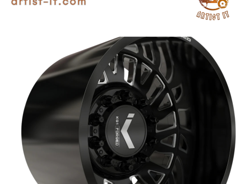 रियर KG1 KD001-B-1 डुअल व्हील 3D मॉडल2452 3D प्रिंट मॉडल