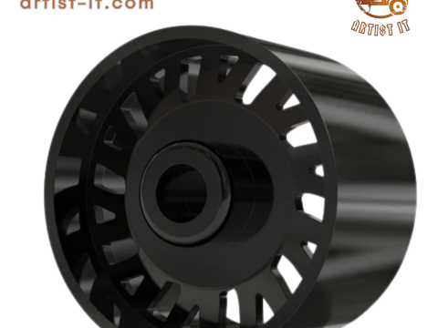 रियर KG1 KD001-B-1 डुअल व्हील 3D मॉडल2452 3D प्रिंट मॉडल