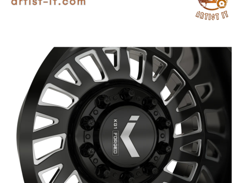 रियर KG1 KD001-B-1 डुअल व्हील 3D मॉडल2452 3D प्रिंट मॉडल