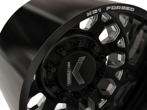 REAR KG1 KD002-B-1 DUALLY WHEEL 3D MODEL 3Dプリントモデル