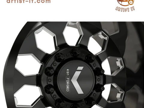 KG1 KD003-B-2 DUALLY WHEEL 3D MODEL 3D Print Model