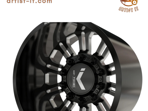 TRASERO KG1 KD004-B-2 RUEDA DOBLE MODELO 3D Modelo de impresión 3D