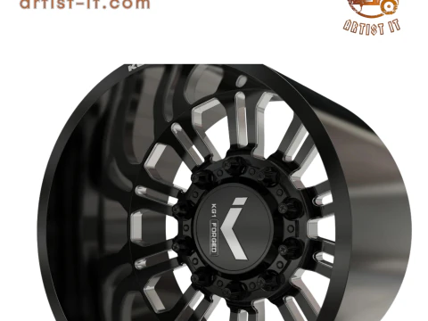 REAR KG1 KD004-B-2 DUALLY WHEEL 3D MODEL 3D Print Model