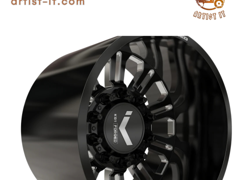 TRASERO KG1 KD004-B-2 RUEDA DOBLE MODELO 3D Modelo de impresión 3D