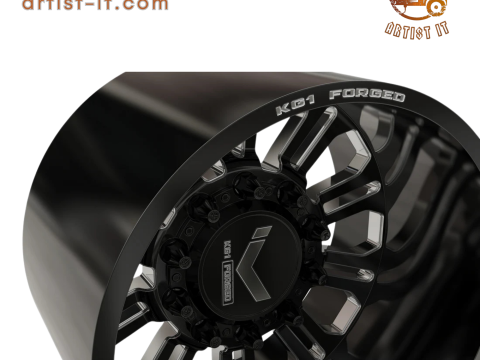 TRASERO KG1 KD004-B-2 RUEDA DOBLE MODELO 3D Modelo de impresión 3D