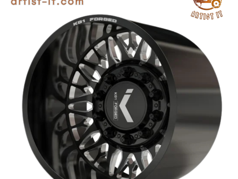 ACHTER KG1 KD014-B-2 3D-MODEL MET DUBBEL WIEL 3D printmodel