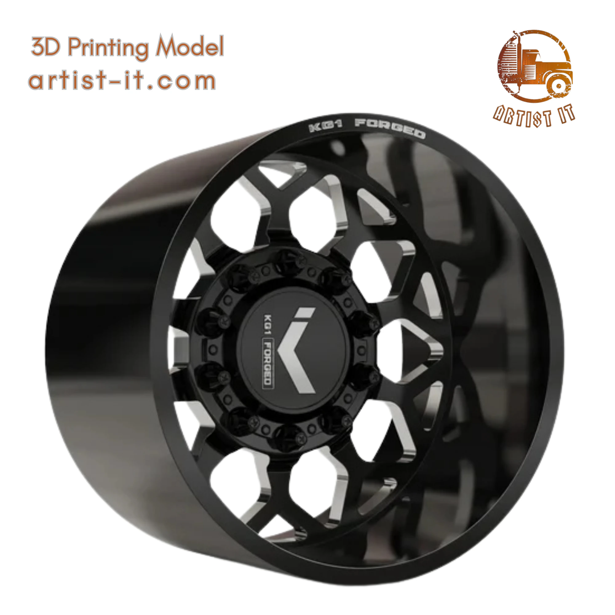 REAR KG1 KD016-1 DUALLY WHEEL 3D MODEL 3D Print Model .c4d .max .obj .3ds .fbx .stl .blend 