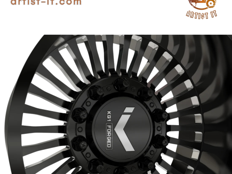 POSTERIORE KG1 KD051-1 MODELLO 3D DOPPIA RUOTA Modello di stampa 3D