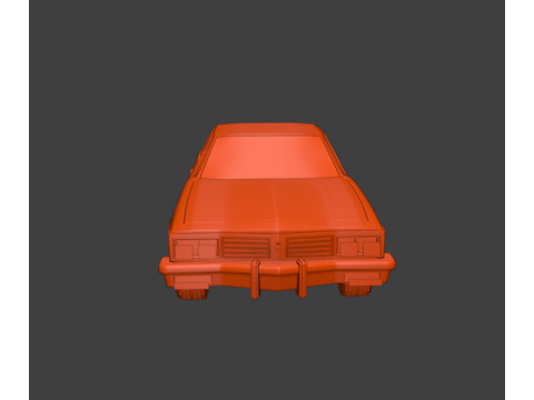 1985 オールズモビル デルタ 88 ロイヤル クーペ 2 ドア 3D プリント モデル 3Dプリントモデル