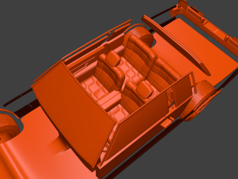 1985 オールズモビル デルタ 88 ロイヤル クーペ 2 ドア 3D プリント モデル 3Dプリントモデル