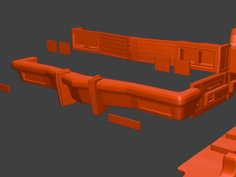 1985 オールズモビル デルタ 88 ロイヤル クーペ 2 ドア 3D プリント モデル 3Dプリントモデル