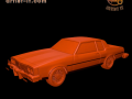 1985 oldsmobile delta 88-royale coup&eacute; 2 deuren 3D-printmodel 3D printmodel