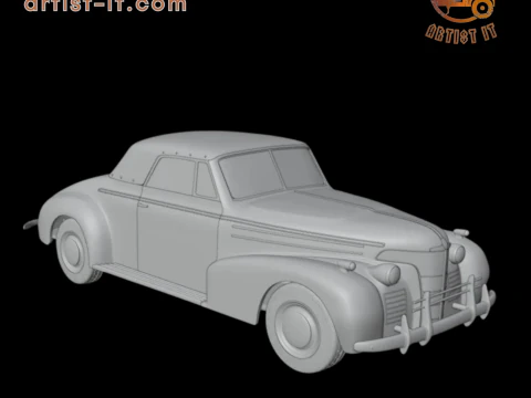 Oldsmobile 80 convertible 1939 3d print model 3D Print Model