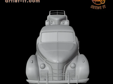 Oldsmobile 80 convertible 1939 3d print model 3D Print Model