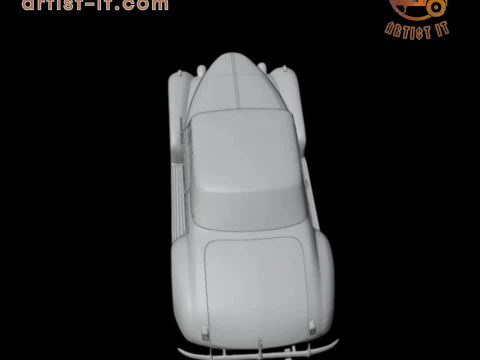 Oldsmobile 80 convertible 1939 3d print model 3D Print Model