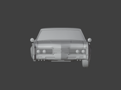 1967 Oldsmobile 88 Delmont 3d print model Modelo de impresión 3D