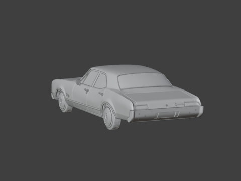 1967 Oldsmobile 88 Delmont 3d print model Modelo de impresión 3D