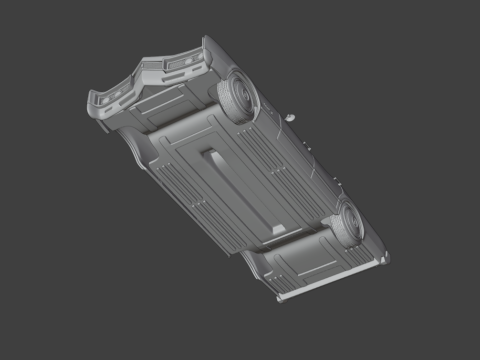 1967 Oldsmobile 88 Delmont 3d print model Modelo de impresión 3D