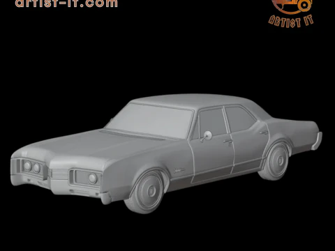 3д модель Oldsmobile 88 Delmont 1967 года выпуска 3D Принт Модель
