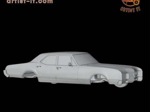 1967 Oldsmobile 88 Delmont 3d print model 3D Print Model