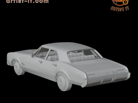 1967 Oldsmobile 88 Delmont 3d print model 3D Print Model