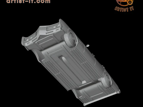 1967 Oldsmobile 88 Delmont 3d print model 3D Print Model