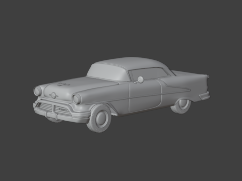 Oldsmobile 88 1954 - 1956 3d print model Modèles 3D en vedette