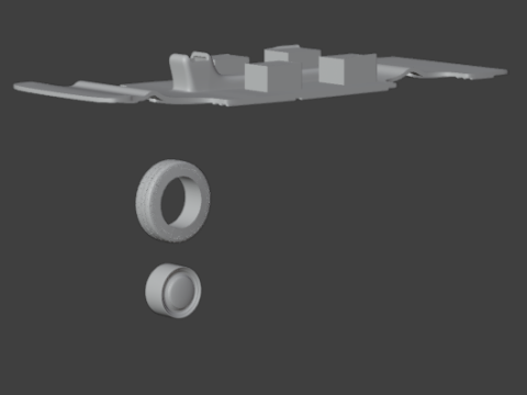 Oldsmobile 88 1954 - 1956 3d print model 3Dプリントモデル
