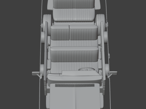 Oldsmobile Vista Cruiser 1964 3d print model Modello di stampa 3D