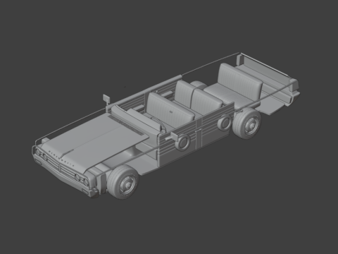 Oldsmobile Vista Cruiser 1964 3d print model Modello di stampa 3D