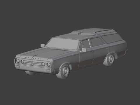 Oldsmobile Vista Cruiser 1964 3d print model Modello di stampa 3D