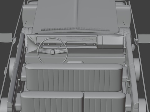 Oldsmobile Vista Cruiser 1964 3d print model Modello di stampa 3D