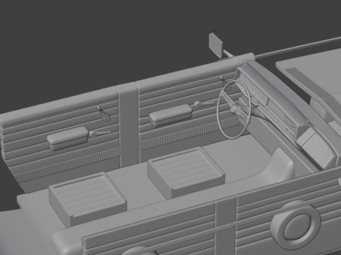Oldsmobile Vista Cruiser 1964 3d print model Modello di stampa 3D
