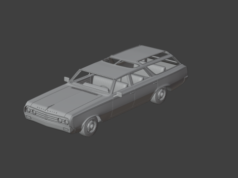 Oldsmobile Vista Cruiser 1964 3d print model Modello di stampa 3D