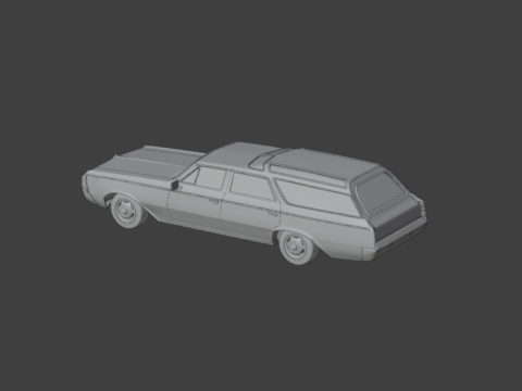Oldsmobile Vista Cruiser 1964 3d print model Modello di stampa 3D