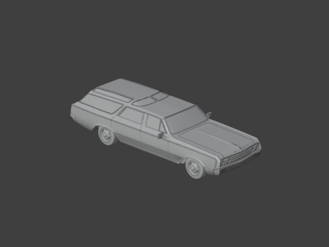 Oldsmobile Vista Cruiser 1964 3d print model Modello di stampa 3D