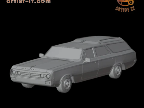Oldsmobile Vista Cruiser 1964 3d print model 3D Print Model