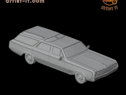 Oldsmobile Vista Cruiser 1964 3d print model 3D Print Model