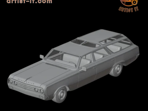 Oldsmobile Vista Cruiser 1964 3d print model 3D Print Model