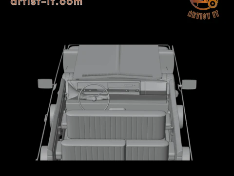 Oldsmobile Vista Cruiser 1964 3d print model 3D Print Model
