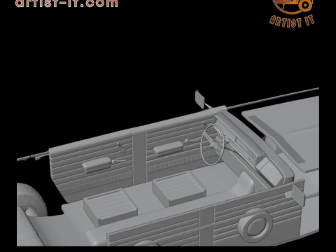Oldsmobile Vista Cruiser 1964 3d print model 3D Print Model