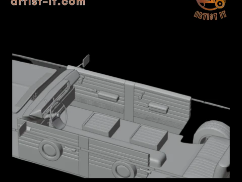 Oldsmobile Vista Cruiser 1964 3d print model 3D Print Model