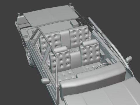 1983 Oldsmobile Regency 3d print model Model Cetak 3D