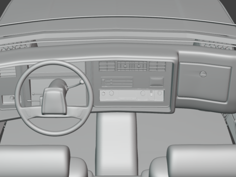 1983 Oldsmobile Regency 3d print model Model Cetak 3D