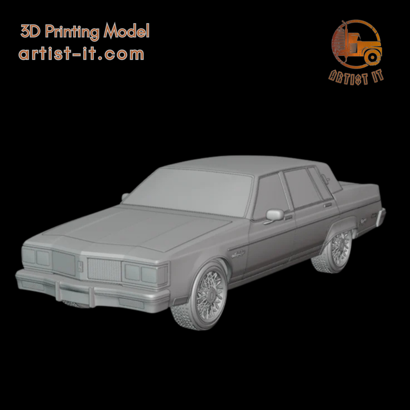 1983 Oldsmobile Regency 3d print model 3D Print Model .c4d .max .obj .3ds .fbx .stl .blend 