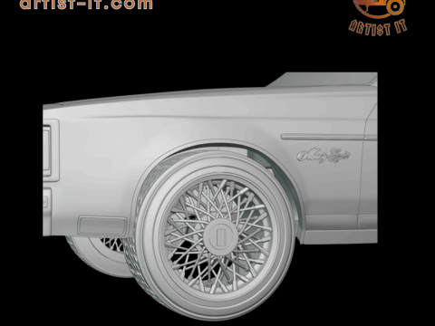 1983 Oldsmobile Regency 3d print model 3D Print Model